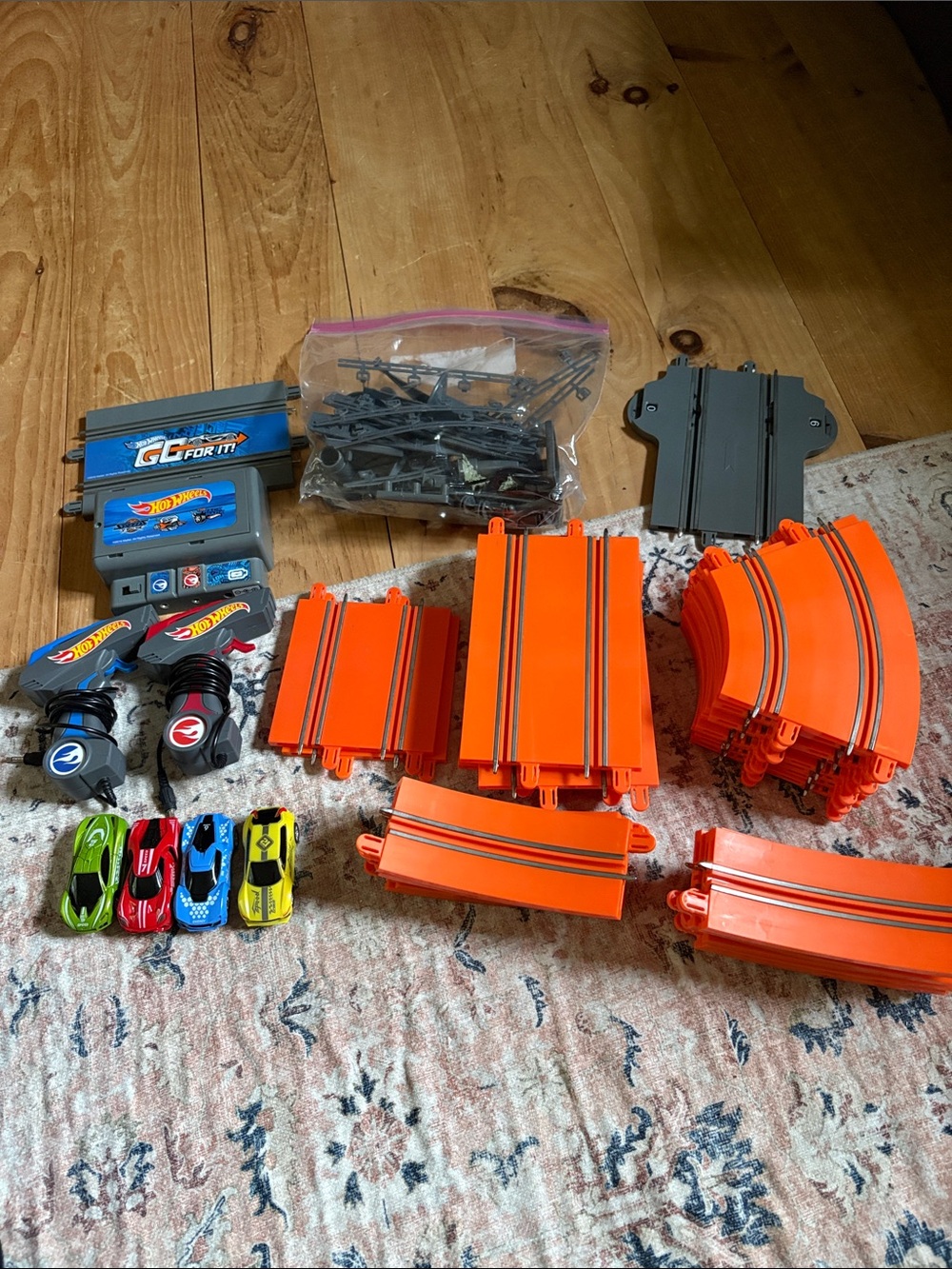 Hot Wheels Slot Car Racetrack Set with Cars